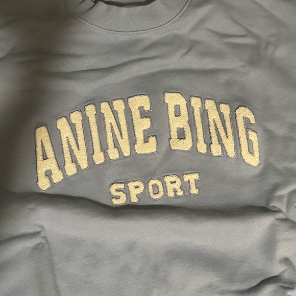Anine Bing Light Blue Sweatshirt - Picture 2 of 9